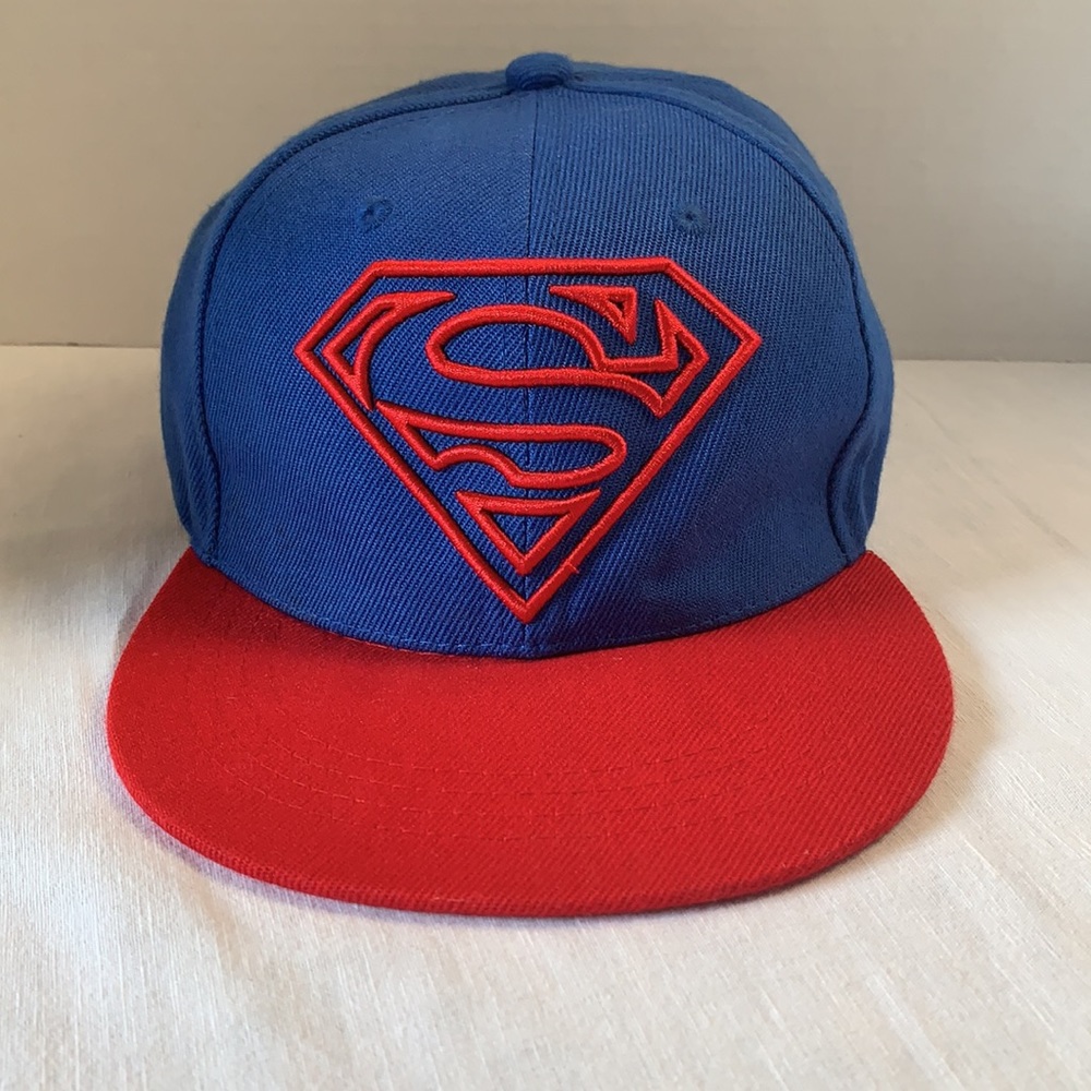 Superman Six Flags Amusement Park Baseball Cap